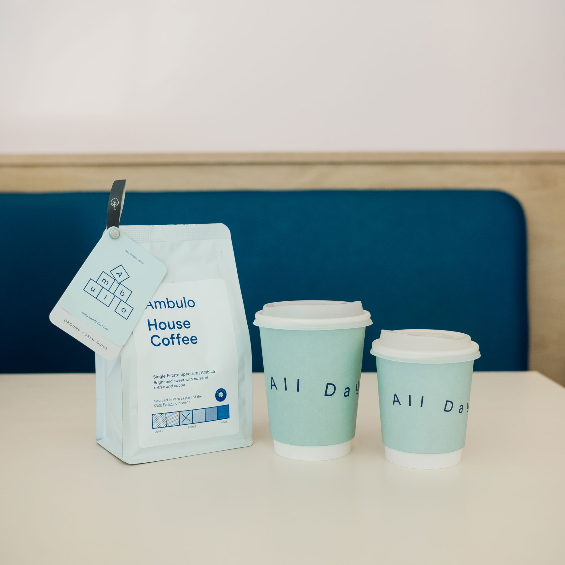 Ambulo coffee cup template