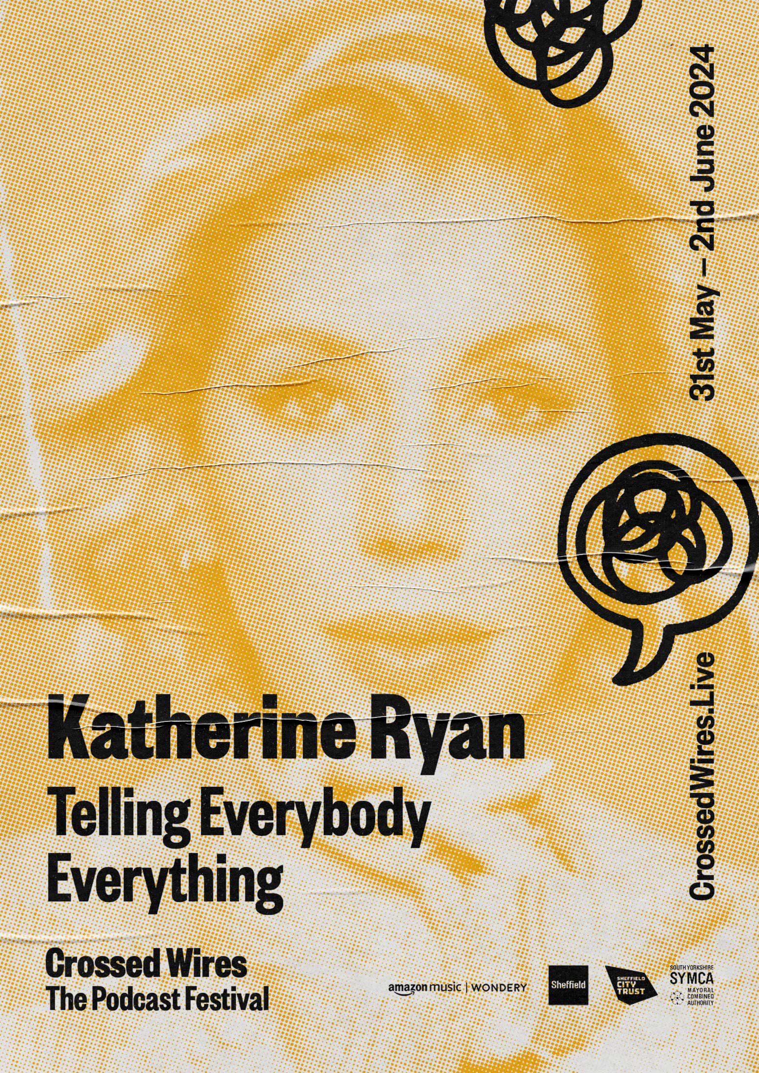 Crossed Wires poster Katherine Ryan