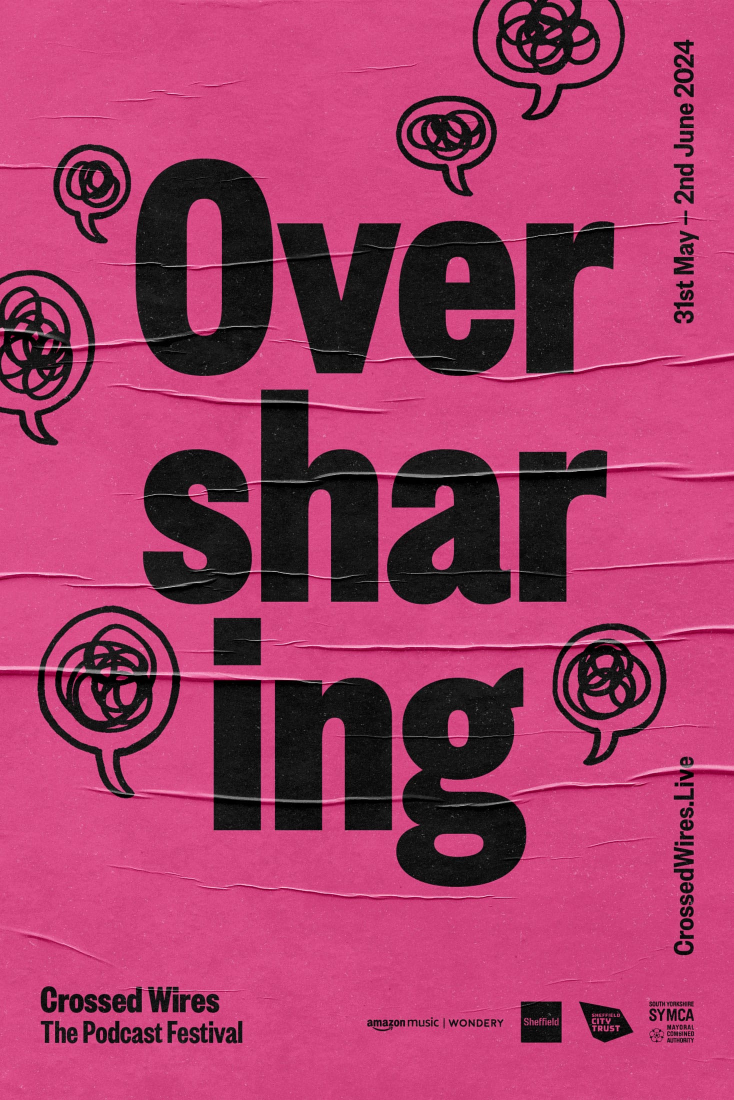 Crossed Wires poster oversharing